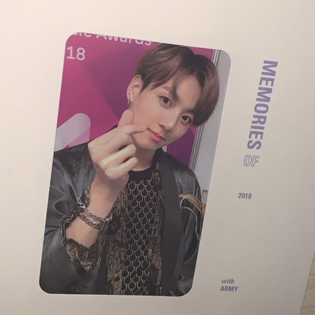 防弾少年団(BTS)(ボウダンショウネンダン)のbts memories JUNGKOOK 2018 エンタメ/ホビーのCD(K-POP/アジア)の商品写真