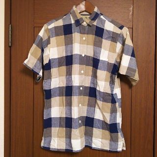 エルエルビーン(L.L.Bean)の【L.L.Bean】 半袖 チェック シャツ 90s ビンテージ(シャツ/ブラウス(半袖/袖なし))