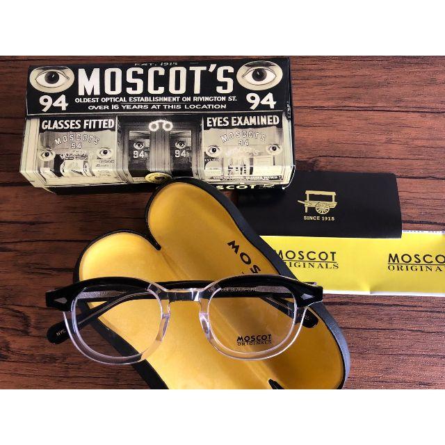 MOSCOT LEMTOSH/モスコット 46M BLACK/CRYSTA