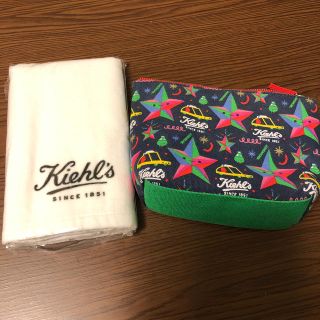 キールズ(Kiehl's)のキールズ　タオル&ポーチ  セット(ポーチ)