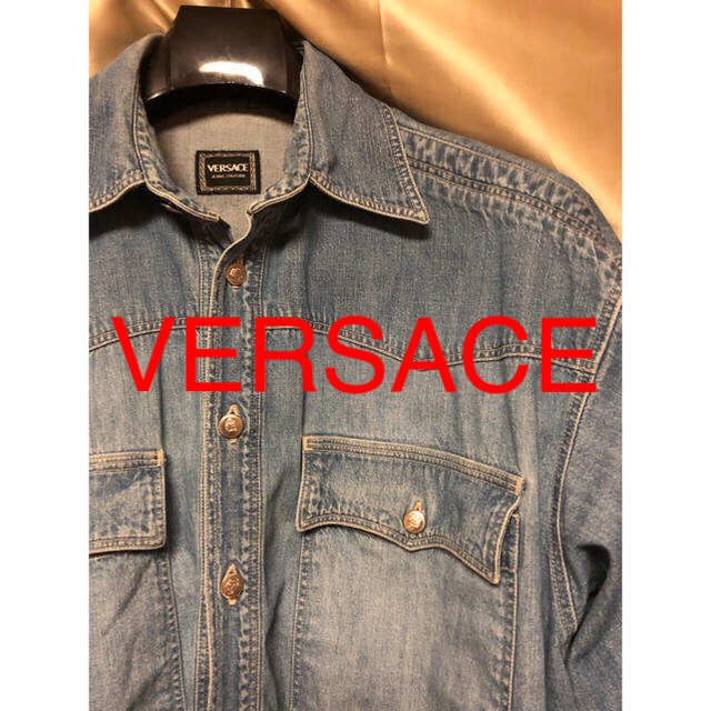 VERSACE JEANS COUTURE デニムシャツ メンズ