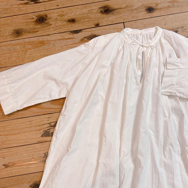 vintage French church smock - ロングワンピース/マキシワンピース