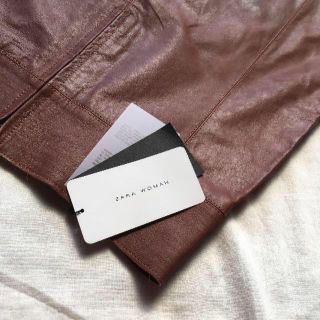 ザラ(ZARA)のyu様　専用　新品未使用 Zara レザー スカート(ニット/セーター)