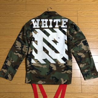 オフホワイト(OFF-WHITE)の OFF-WHITE  カモフラージュジャケット　14aw(ミリタリージャケット)