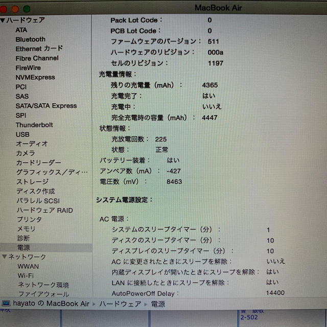 Mac MacBookAir 2014 11inchの通販 by りえぴょん0803's shop｜マックならラクマ (Apple) - 美品 新品大得価