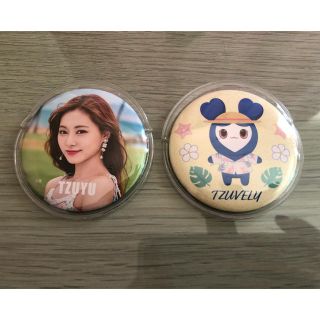 ウェストトゥワイス(Waste(twice))のTWICE  ポプスト　ツウィ　缶バッチ　缶バッジ　２個セット✨(アイドルグッズ)