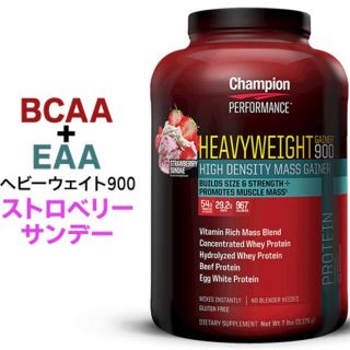 チャンピオン(Champion)のチャンピオン ヘビーウェイト プロテイン 3kg(プロテイン)