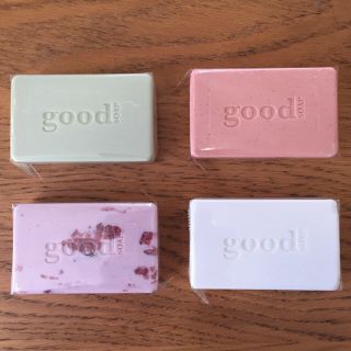 【ホールフーズ】good soap / 4個セット シアバター入り A(ボディソープ/石鹸)