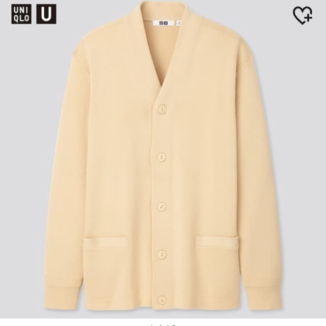 UNIQLO(ユニクロ)の今期ユニクロU 完売　新品未使用のカーディガンM メンズのトップス(カーディガン)の商品写真