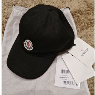 モンクレール(MONCLER)の新品未使用正規品MONCLERベースボールキャップ　ネイビー(キャップ)