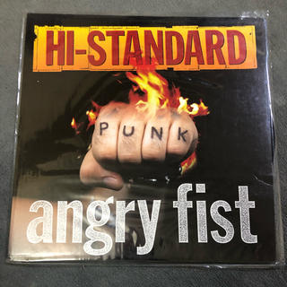 ハイスタンダード(HIGH!STANDARD)の中古　廃盤　Hi-Standard angry fist ハイスタ　レコード(ポップス/ロック(邦楽))
