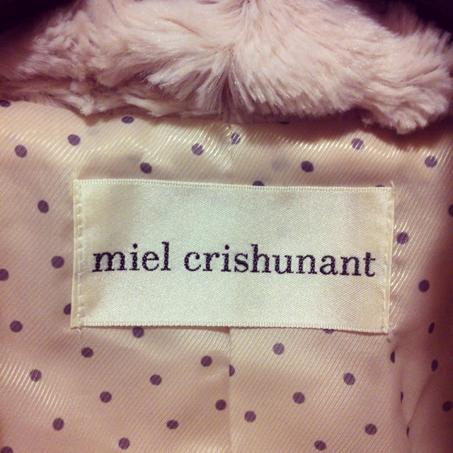 Miel Crishunant(ミエルクリシュナ)のmiel♡フェイクファーコート レディースのジャケット/アウター(毛皮/ファーコート)の商品写真