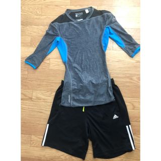 アディダス(adidas)のアディダスadidas◆男性用パンツとセット コンプレッション・techfit (ウェア)