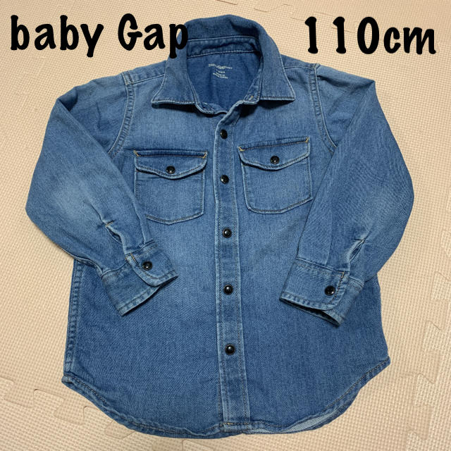babyGAP(ベビーギャップ)のベビーギャップ：デニムシャツ キッズ/ベビー/マタニティのキッズ服男の子用(90cm~)(ブラウス)の商品写真