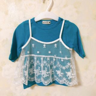 ブランシェス(Branshes)のブランシェス　子供服　五分　レース(Ｔシャツ)