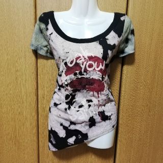 ロシェル(Roshell)のRoshellアシメTシャツ(Tシャツ/カットソー(半袖/袖なし))