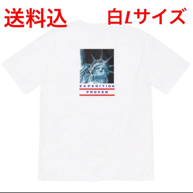 白 L Supreme The North Face Tee ノース Tシャツ