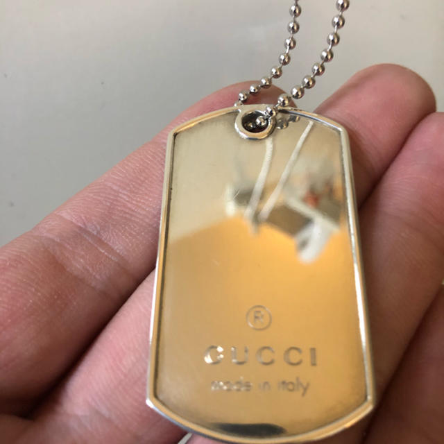 Gucci(グッチ)のGUCCI ドッグタグ レディースのアクセサリー(ネックレス)の商品写真