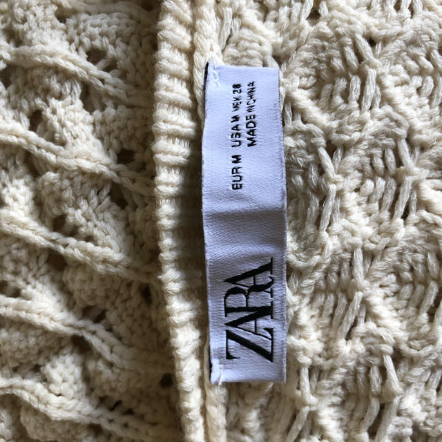 ZARA(ザラ)の透かし編み　カーディガン レディースのトップス(カーディガン)の商品写真