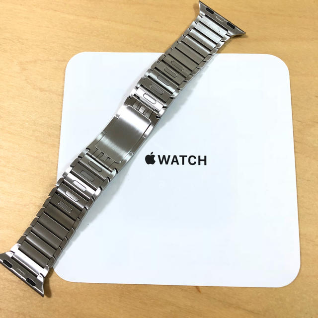 Apple - 美品 純正 apple watch リンクブレスレット 38mm シルバーの通販 by メイシュ's shop｜アップルならラクマ