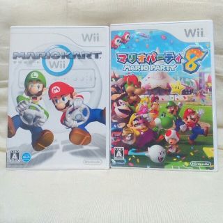 ウィー(Wii)のマリオカートwii　マリオパーティ8  wii(家庭用ゲームソフト)
