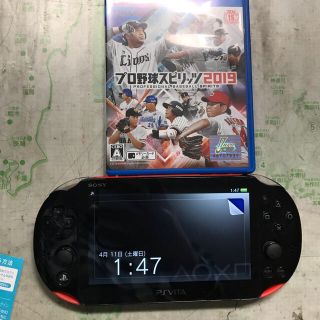 プレイステーションヴィータ(PlayStation Vita)のpsvita+プロスピ2019(家庭用ゲームソフト)