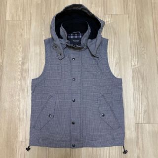 バーバリーブラックレーベル(BURBERRY BLACK LABEL)の【BURBERRY】メンズ フードベスト(ベスト)