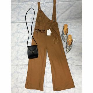 ザラ(ZARA)のimport♥︎ワンショルロンパース☆未使用(サロペット/オーバーオール)