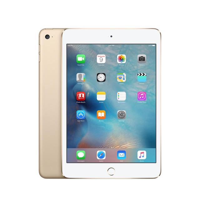 タブレット値下げ iPad mini4 128GB GOLD SIMロック解済 テレワーク