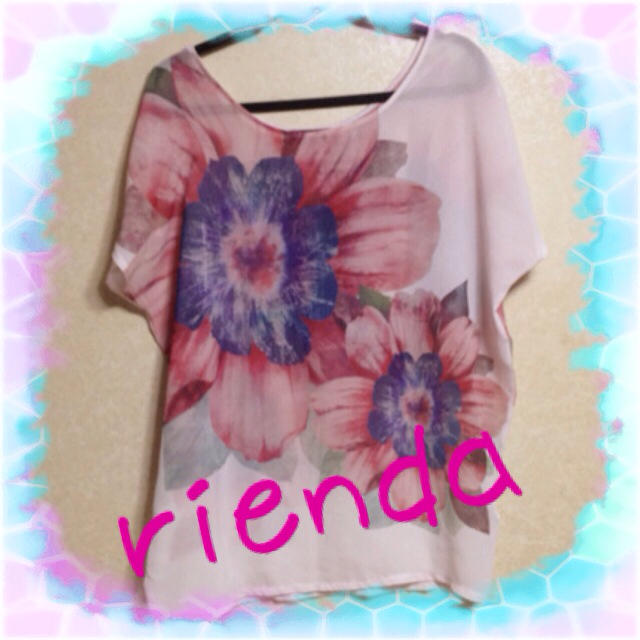 rienda(リエンダ)のリエンダ☆Tシャツ レディースのトップス(Tシャツ(半袖/袖なし))の商品写真