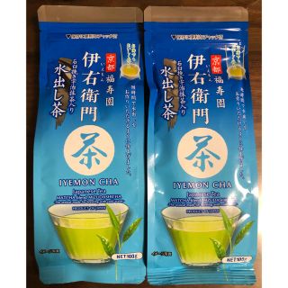 イトウエン(伊藤園)の伊右衛門 石臼挽き宇治抹茶入り水出し茶　100g×2袋　お得❣️(茶)