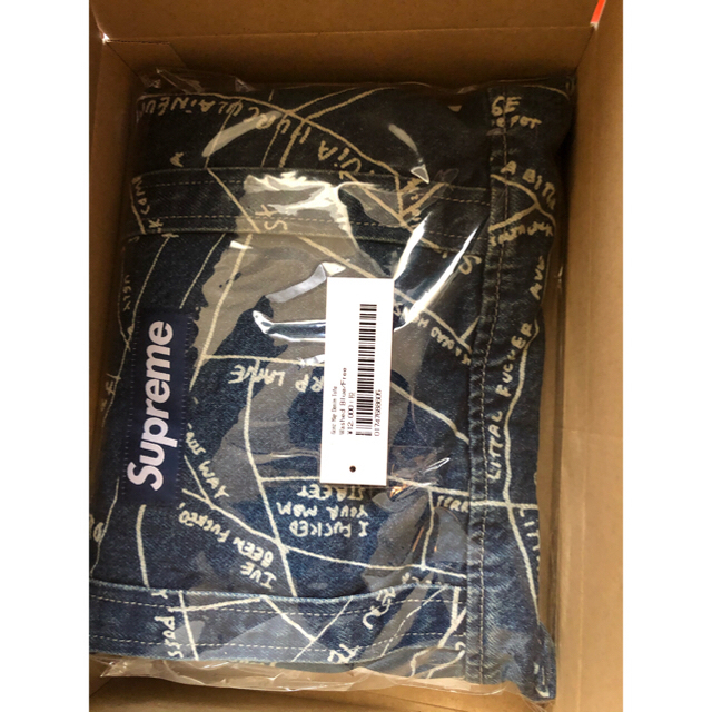 Supreme Gonz Map Denim Tote デニム トートバッグ 青 Supreme Gonz Map Denim Tote デニム トートバッグ 青