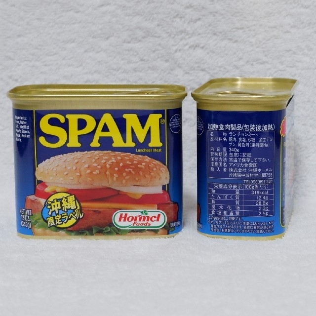 スパム 減塩 340g缶  48缶（1缶345円）※うす塩味・レギュラー変更可！