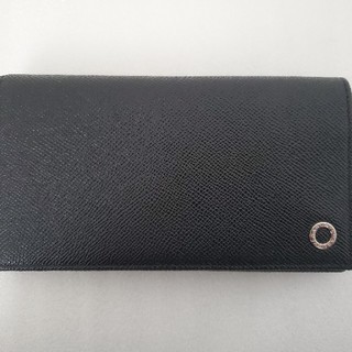 ブルガリ(BVLGARI)のブルガリ カーフレザー ブラック 財布 二つ折り財布 メンズ (長財布)