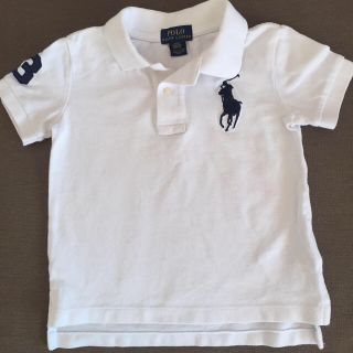 ラルフローレン(Ralph Lauren)のラルフローレン ポロシャツ 100 3T ホワイト 白 110 国内百貨店購入品(Tシャツ/カットソー)