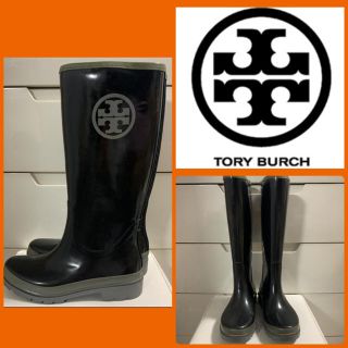 トリーバーチ(Tory Burch)のトリーバーチ   ブラックラバー　アイコンレインブーツ(レインブーツ/長靴)