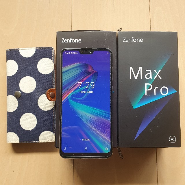 Zenfone max pro m2 ASUS Android 9 スマホ