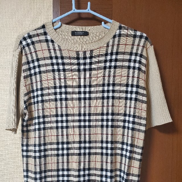 BURBERRY BLACK LABEL(バーバリーブラックレーベル)のBURBERRY半袖ニット★さん専用 メンズのトップス(ニット/セーター)の商品写真