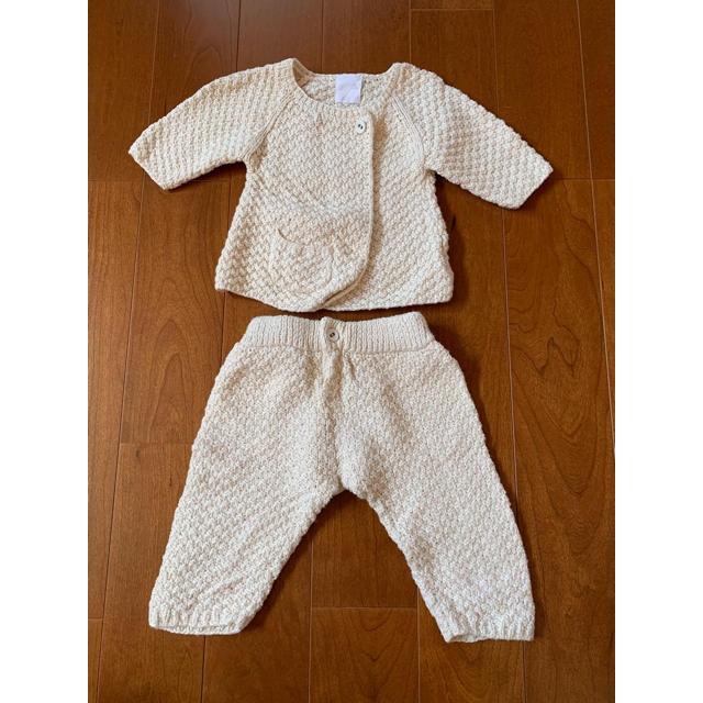 evam eva(エヴァムエヴァ)のevameva babyfirstknit キッズ/ベビー/マタニティのベビー服(~85cm)(ニット/セーター)の商品写真