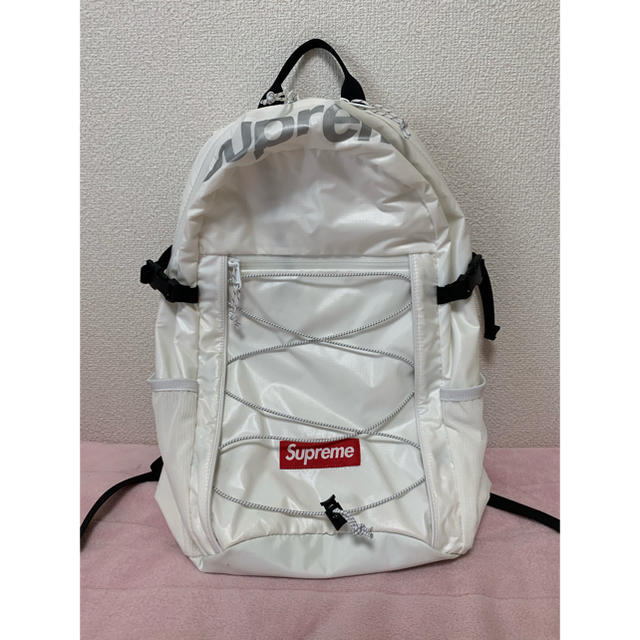 Supreme(シュプリーム)のsupreme backpack 白 メンズのバッグ(バッグパック/リュック)の商品写真