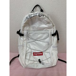 シュプリーム(Supreme)のsupreme backpack 白(バッグパック/リュック)