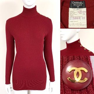 シャネル(CHANEL)のご成約　シャネル ヴィンテージ カシミヤ&シルク ココマーク E1896(ニット/セーター)