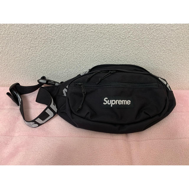 supreme waistbag 黒
