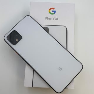 ソフトバンク(Softbank)のPixel4 XL 128GB ホワイト SIMロック解除済み(スマートフォン本体)