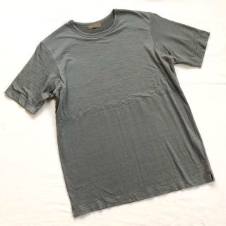 ヨウジヤマモト(Yohji Yamamoto)のY's for men カーキ リネン tシャツ Ys ワイズ ヨウジヤマモト(Tシャツ/カットソー(半袖/袖なし))