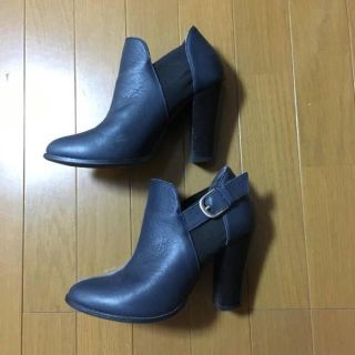 ブラックバイマウジー(BLACK by moussy)のブラックバイマウジー BLACK by moussy サイドゴア ショートブーツ(ブーティ)