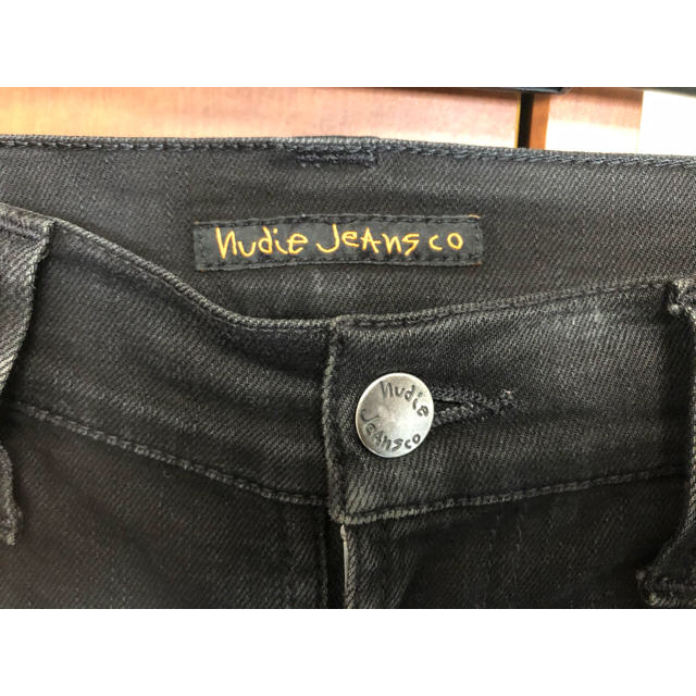 Nudie Jeans(ヌーディジーンズ)のnudie jeansヌーディーブラック値下げ→ メンズのパンツ(デニム/ジーンズ)の商品写真