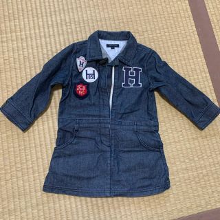 トミーヒルフィガー(TOMMY HILFIGER)の専用トミー　ジャンバースカートデニム　90(ワンピース)