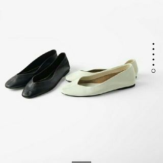 ザラ(ZARA)のZARA　ソフトレザーバレエシューズ　38(バレエシューズ)