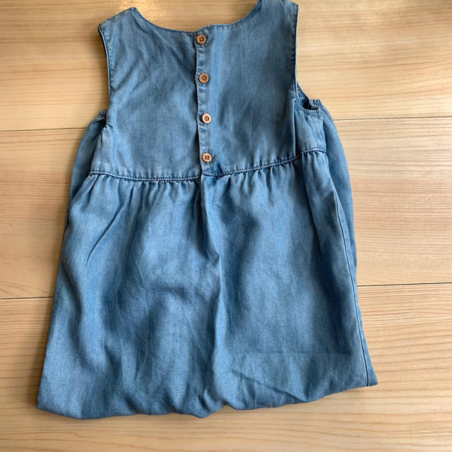 NEXT(ネクスト)のネクスト　デニムオーバーオール　1歳半-2歳 キッズ/ベビー/マタニティのキッズ服女の子用(90cm~)(その他)の商品写真